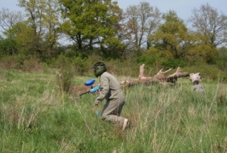  Enorme campo de gotcha 